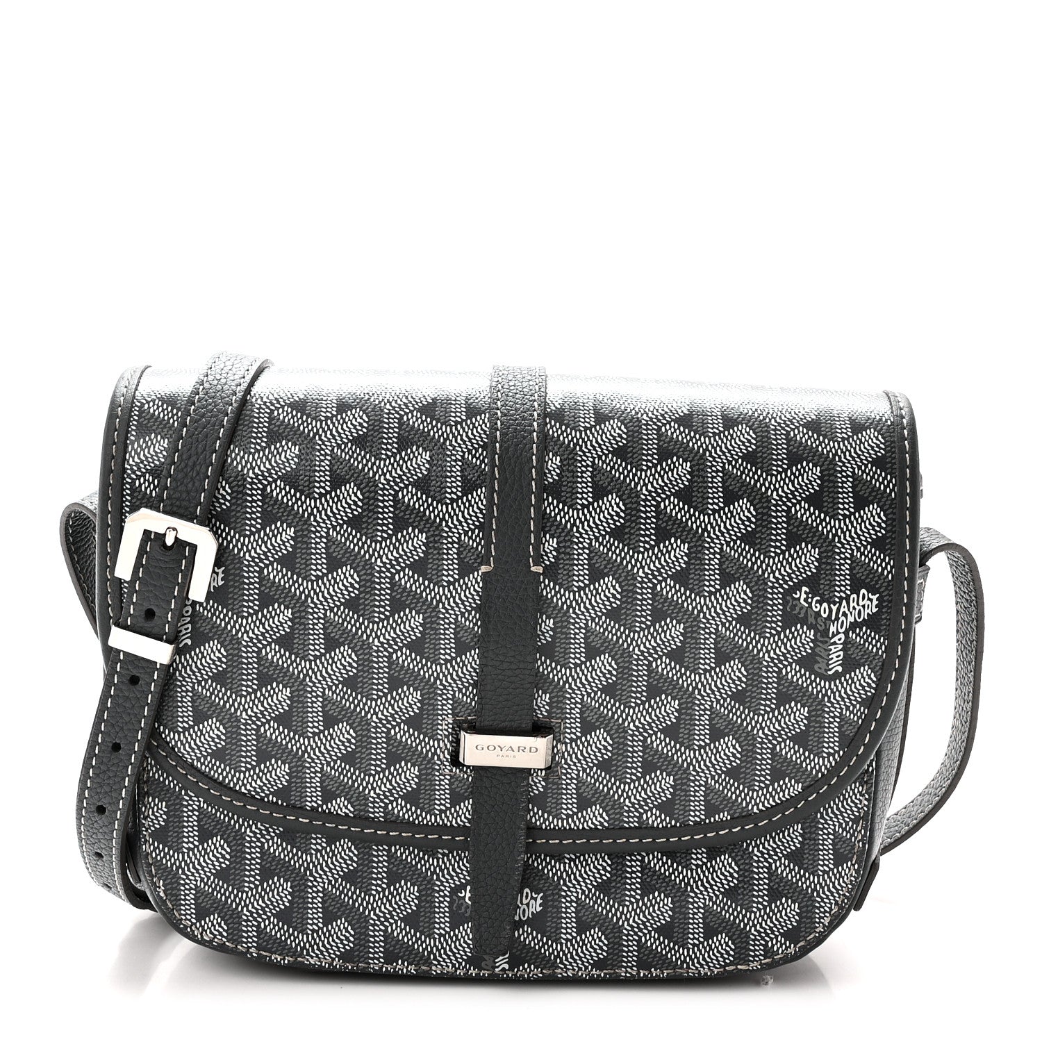 Goyard Goyardine Belvedere II PM Messenger Bag Gray 1 of 11