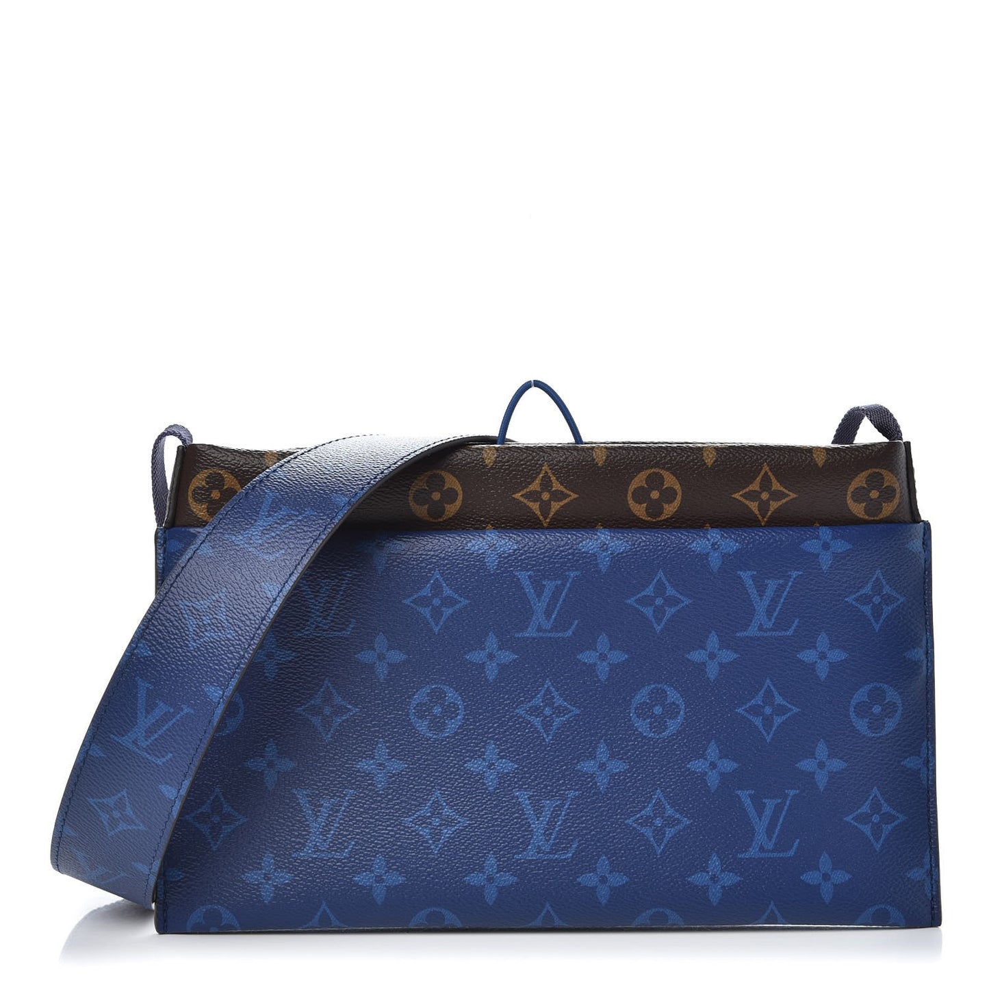 Monogram Small Outdoor Pouch Pacific Blue