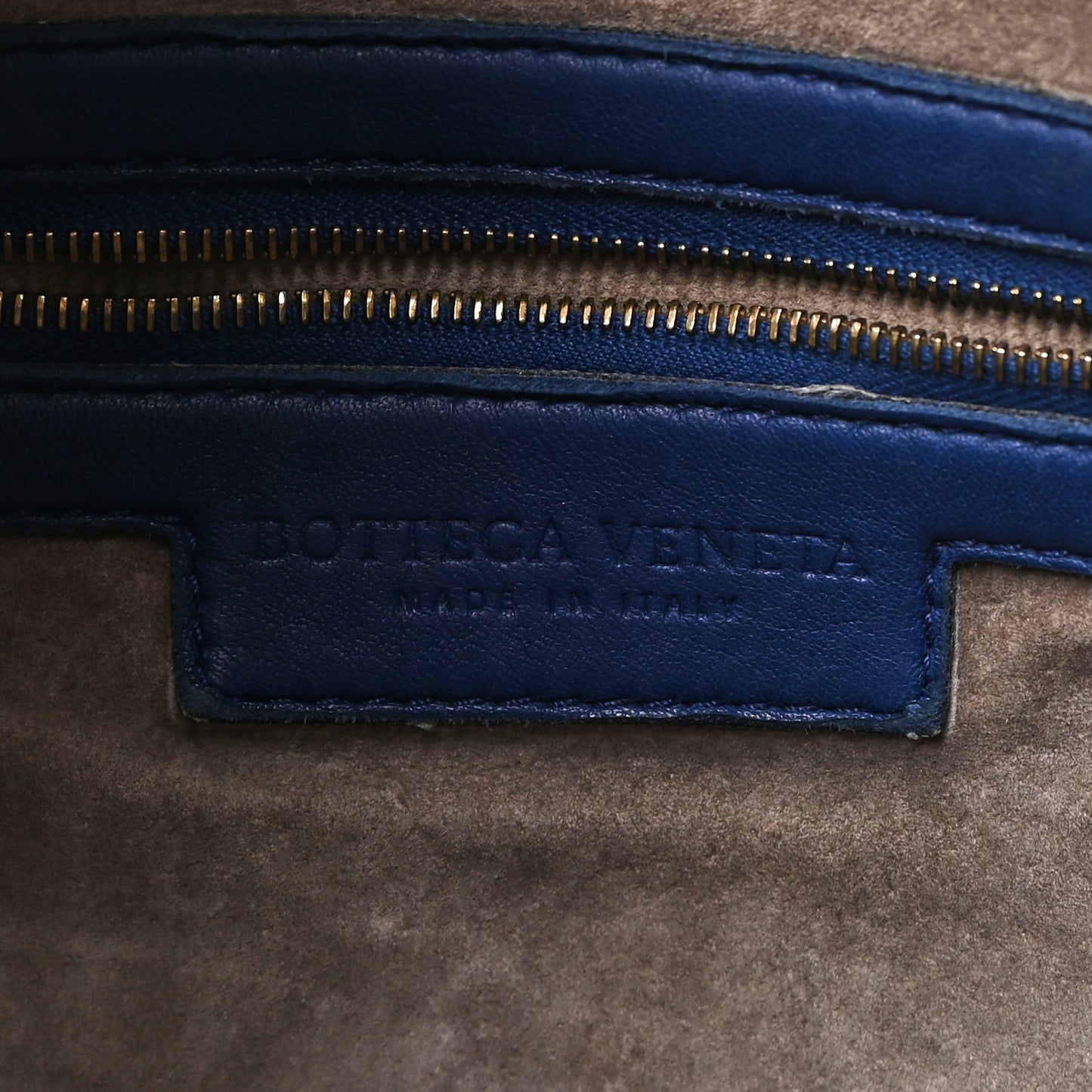Nappa Intrecciato Large Veneta Hobo Baltic Blue