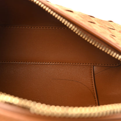 Bottega Veneta Suede Intrecciato Bang Bang Vanity Case Amber 5 of 9