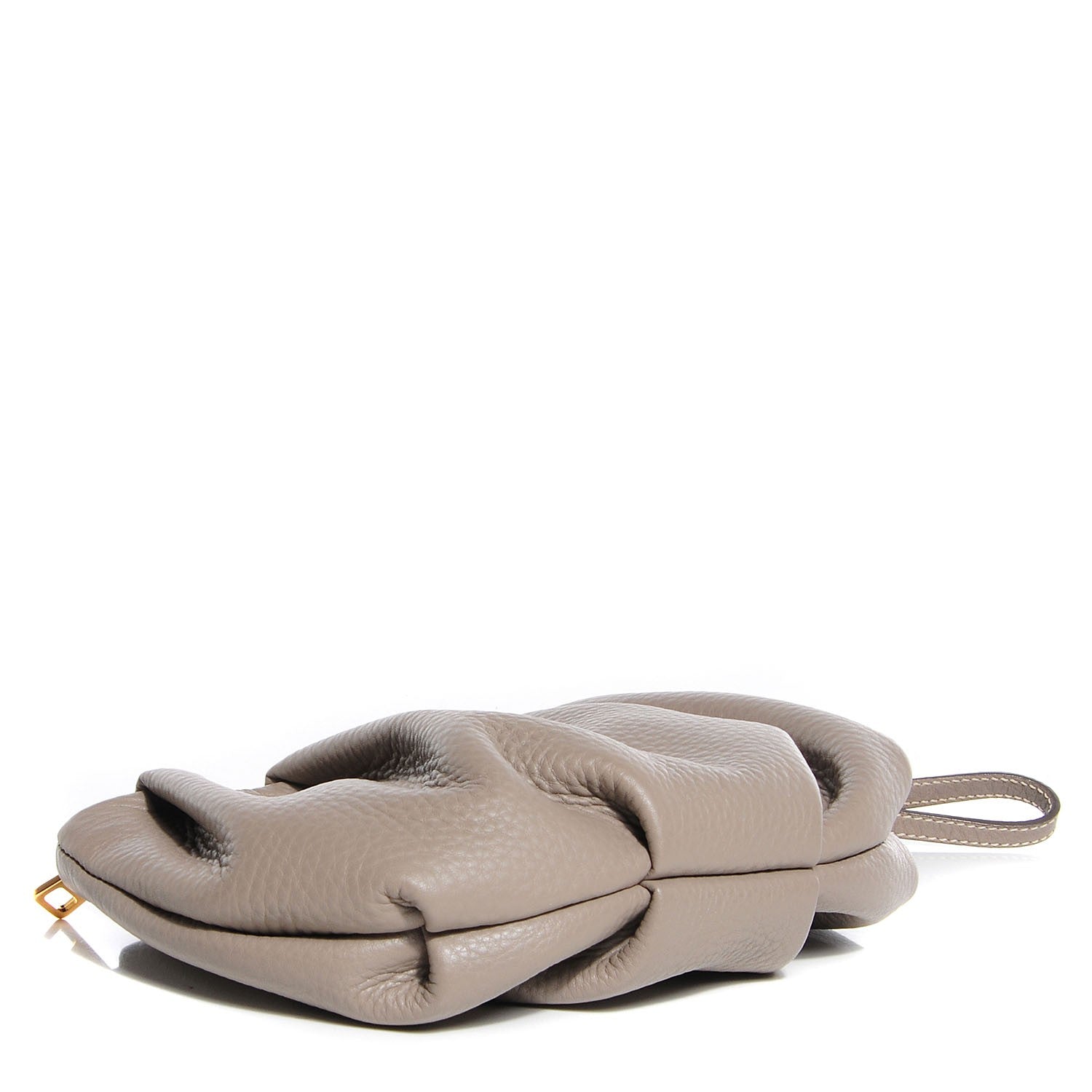 Prada Vitello Daino Wristlet Clutch Argilla 4 of 11