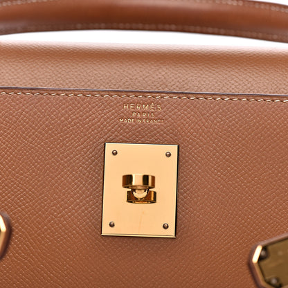 Hermes Courchevel Kelly Sellier 32 Gold 8 of 32