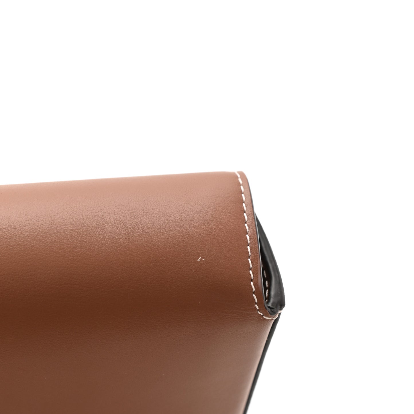 Calfskin Vintage Check Penny Bag Archive Beige Tan