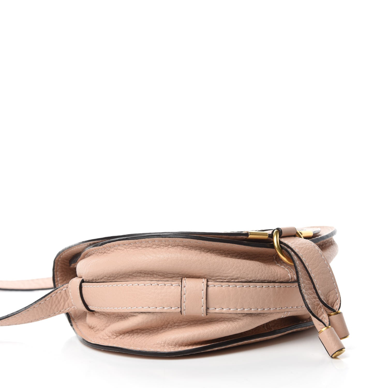 Chloe Calfskin Mini Marcie Round Crossbody Bag Blush Nude 4 of 13
