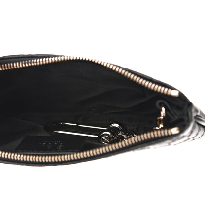 Gucci Microguccissima Key Ring Coin Case Black 5 of 11