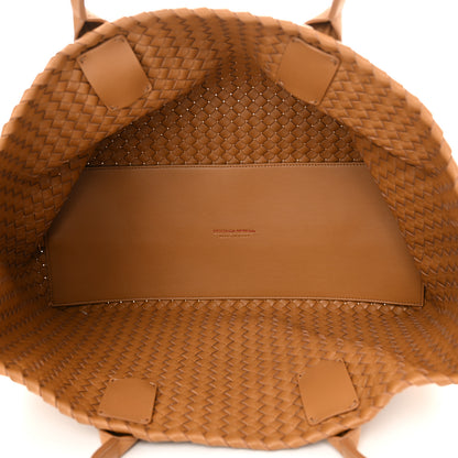 Bottega Veneta Lambskin Intreccio Medium Cabat Caramel 6 of 11