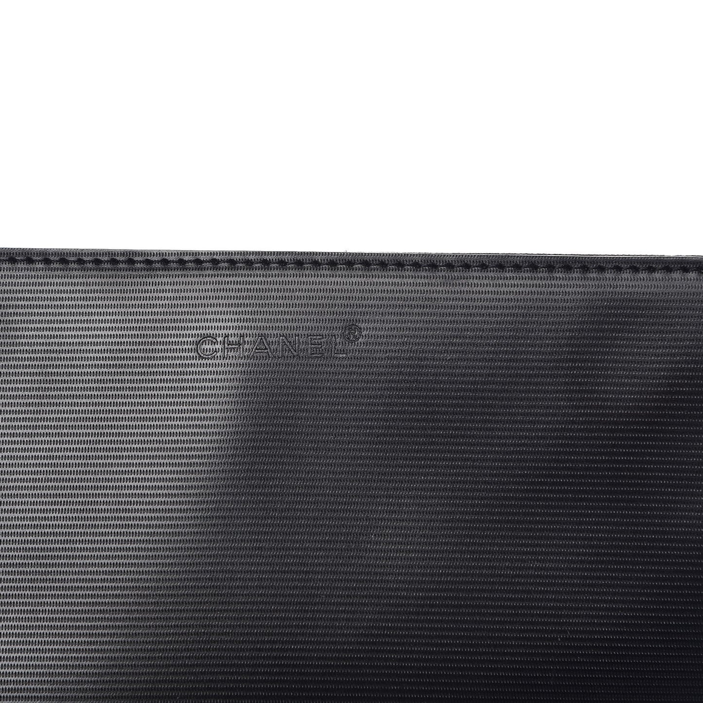 Nylon Print Flap Wallet Black