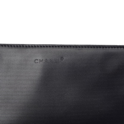 Chanel Nylon Print Flap Wallet Black 6 of 8