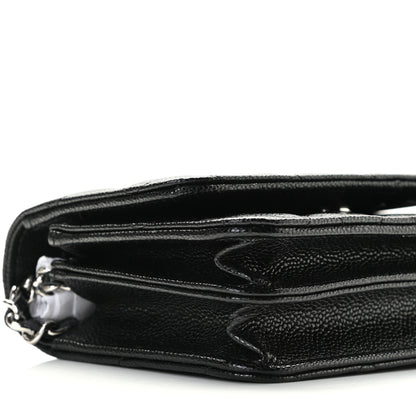 Chanel Caviar Quilted Mini Wallet On Chain WOC Black 6 of 12