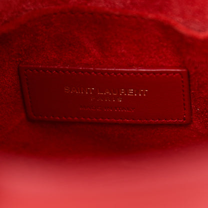 Saint Laurent Calfskin Nano Sac De Jour Lipstick Red 6 of 16