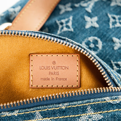 Louis Vuitton Denim Baggy GM Blue 6 of 6