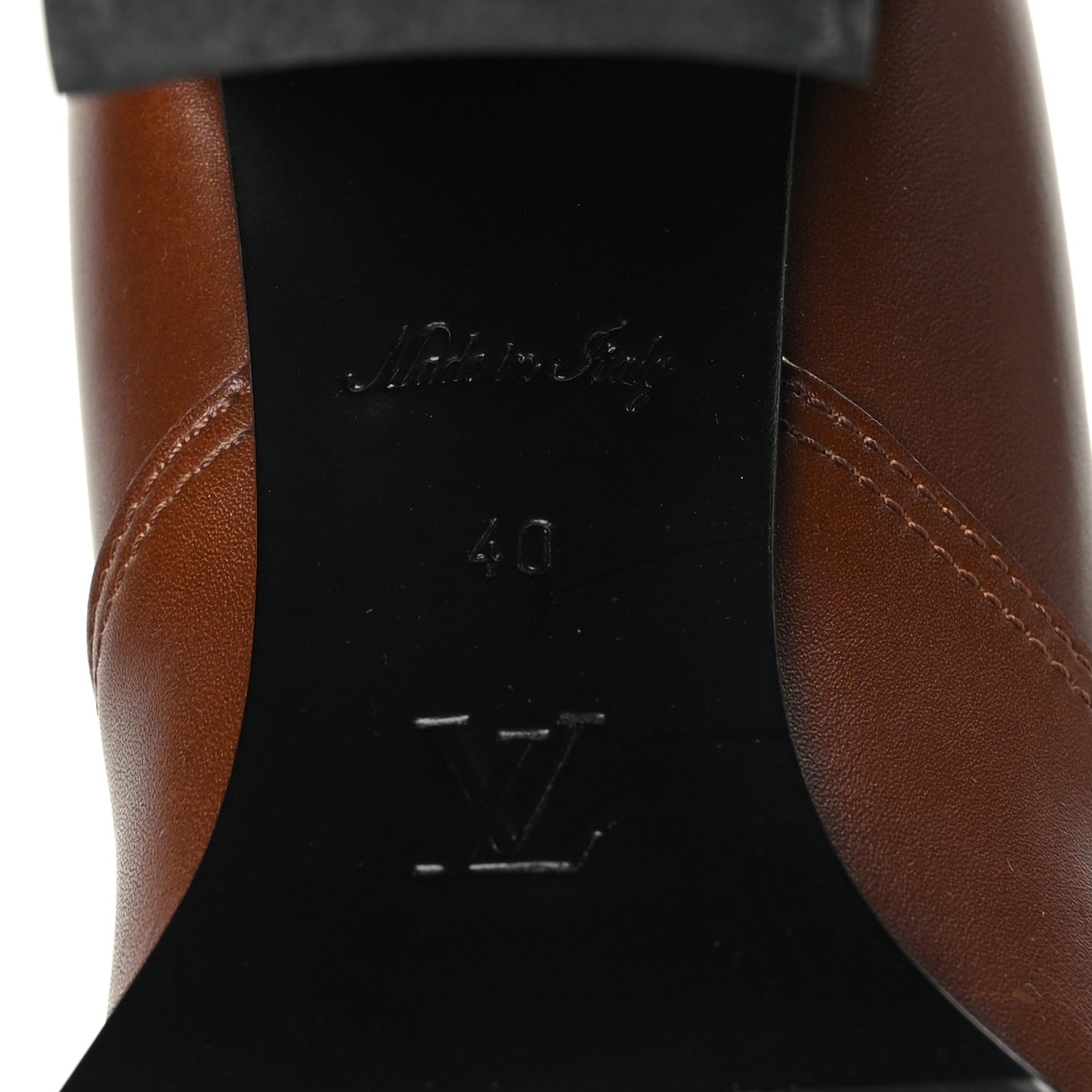 Calfskin Monogram Star Trail Ankle Boots 40 Cognac