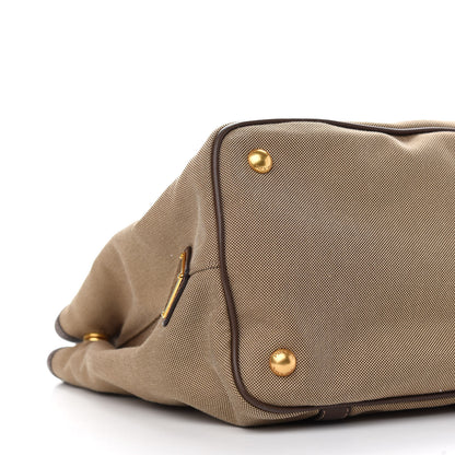 Prada Jacquard Logo Tote Moro 9 of 10
