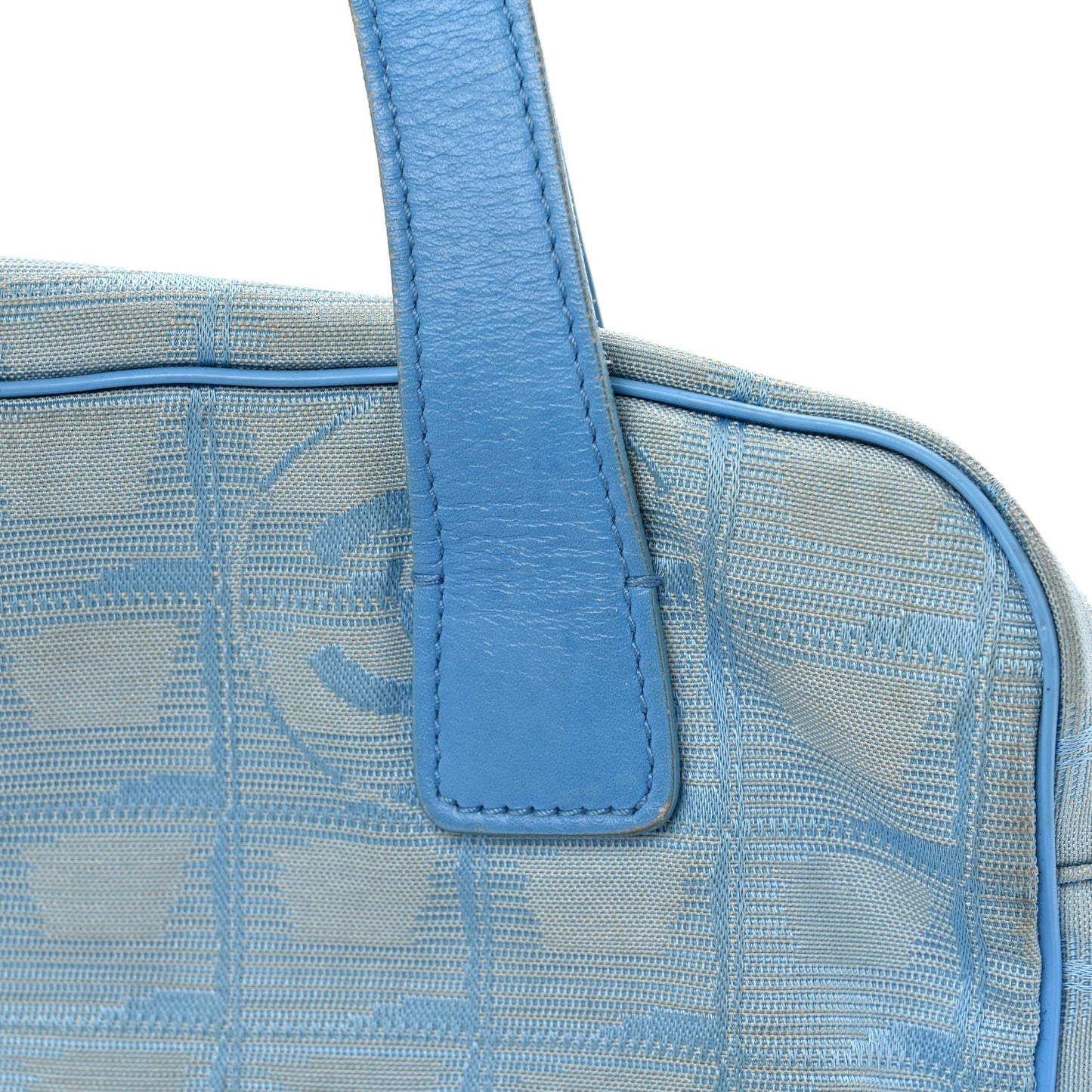 Nylon Medium Travel Tote Blue