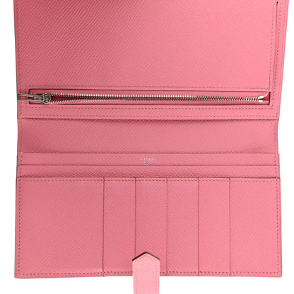 Hermes Epsom Bearn Gusset Wallet Rose Confetti 5 of 8