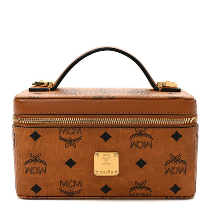MCM Visetos Rockstar Vanity Case Cognac 1 of 8