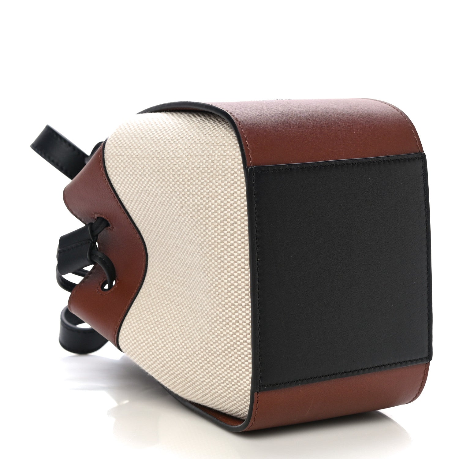 Loewe X Spirited Away Calfskin Textile Susuwatari Mini Hammock Shoulder Bag Havane Ecru 4 of 9