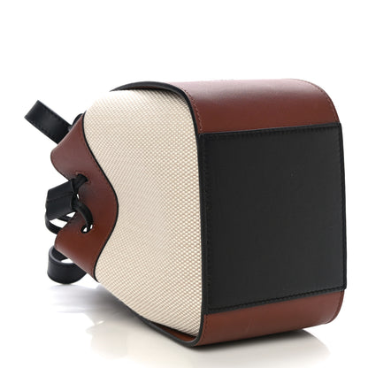 Loewe X Spirited Away Calfskin Textile Susuwatari Mini Hammock Shoulder Bag Havane Ecru 4 of 9