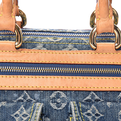 Louis Vuitton Monogram Denim Neo Speedy Blue 16 of 24