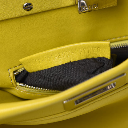Fendi Nappa Mini Peekaboo Iconic Satchel Lime 9 of 22