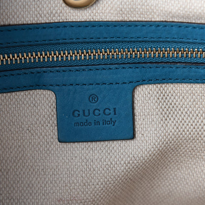 Gucci Vitello Range Medium Soho Chain Shoulder Bag Deep Cobalt 6 of 10