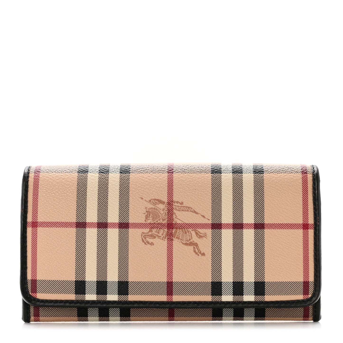 Haymarket Check Penrose Continental Wallet Chocolate