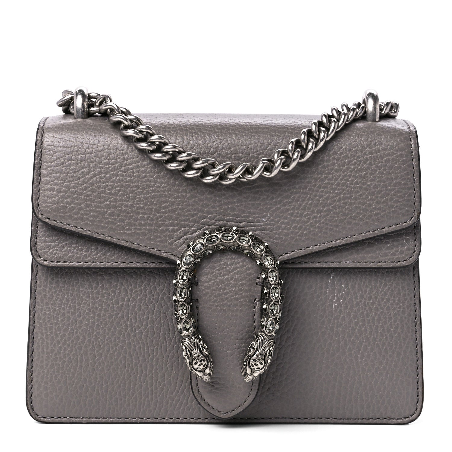 Gucci Calfskin Mini Dionysus Shoulder Bag Dusty Grey 1 of 14