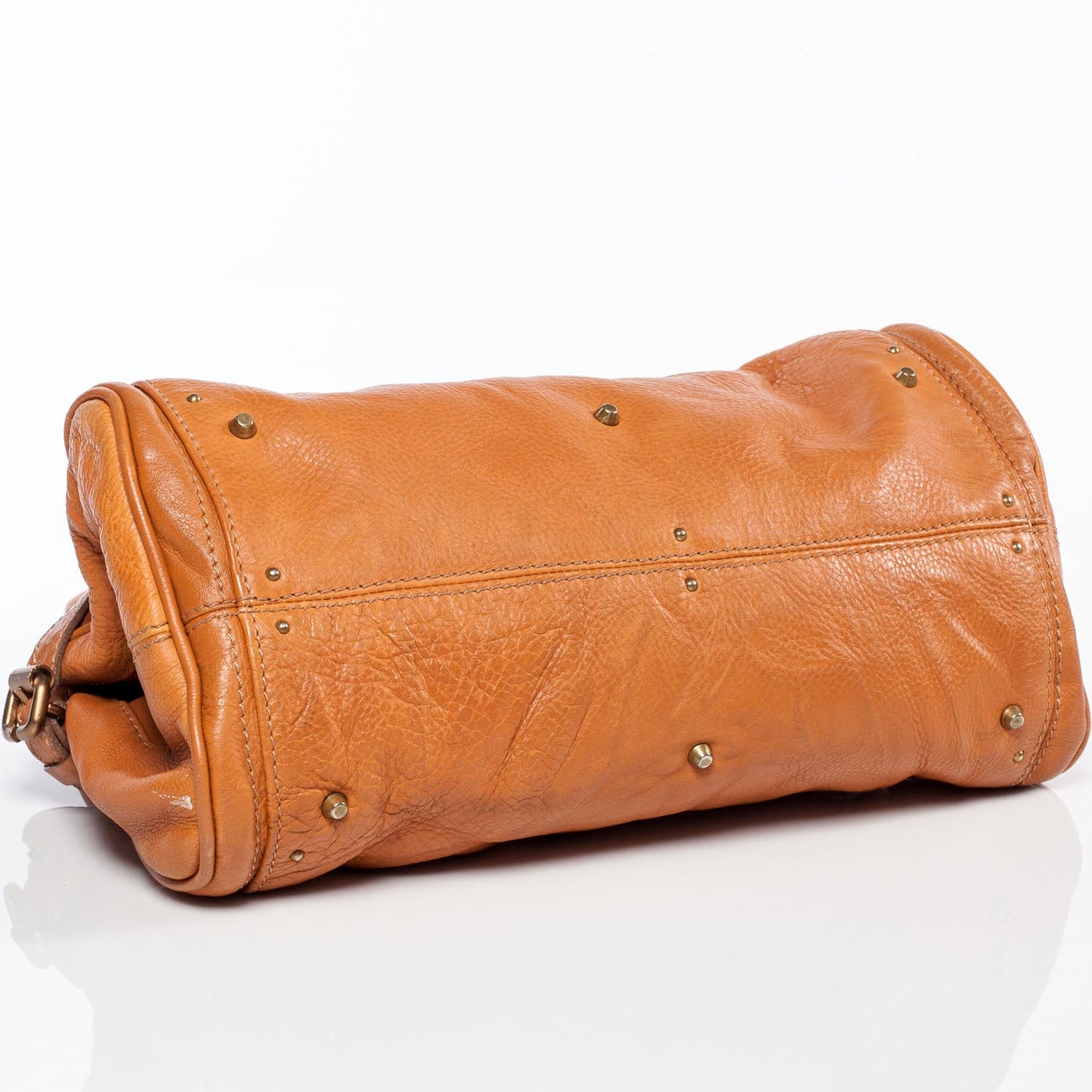 Leather Paddington Satchel Whiskey