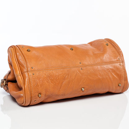 Chloe Leather Paddington Satchel Whiskey 5 of 9