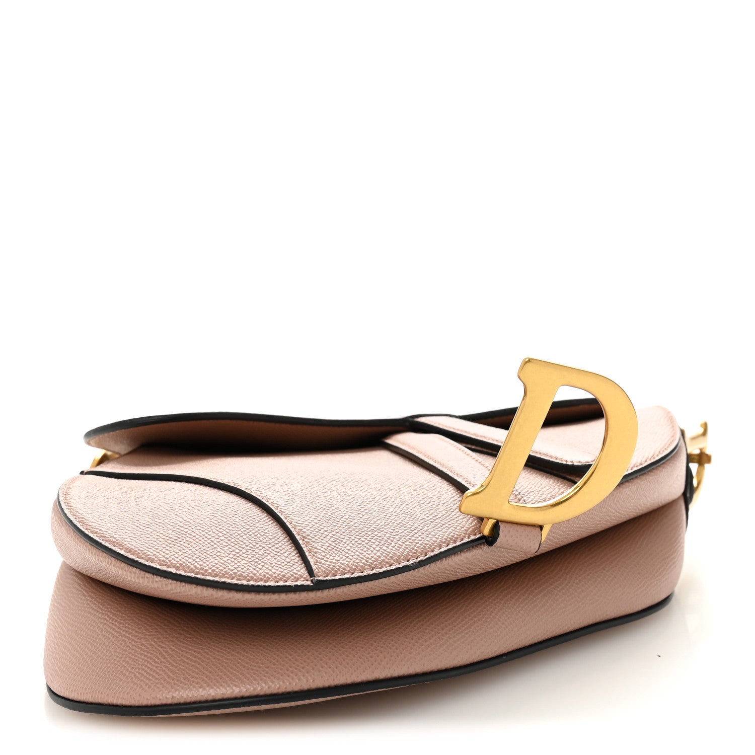 Christian Dior Calfskin Saddle Bag Pink 4 of 11