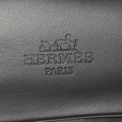 Hermes Box Calfskin Oran Sandals 38 Black 8 of 10