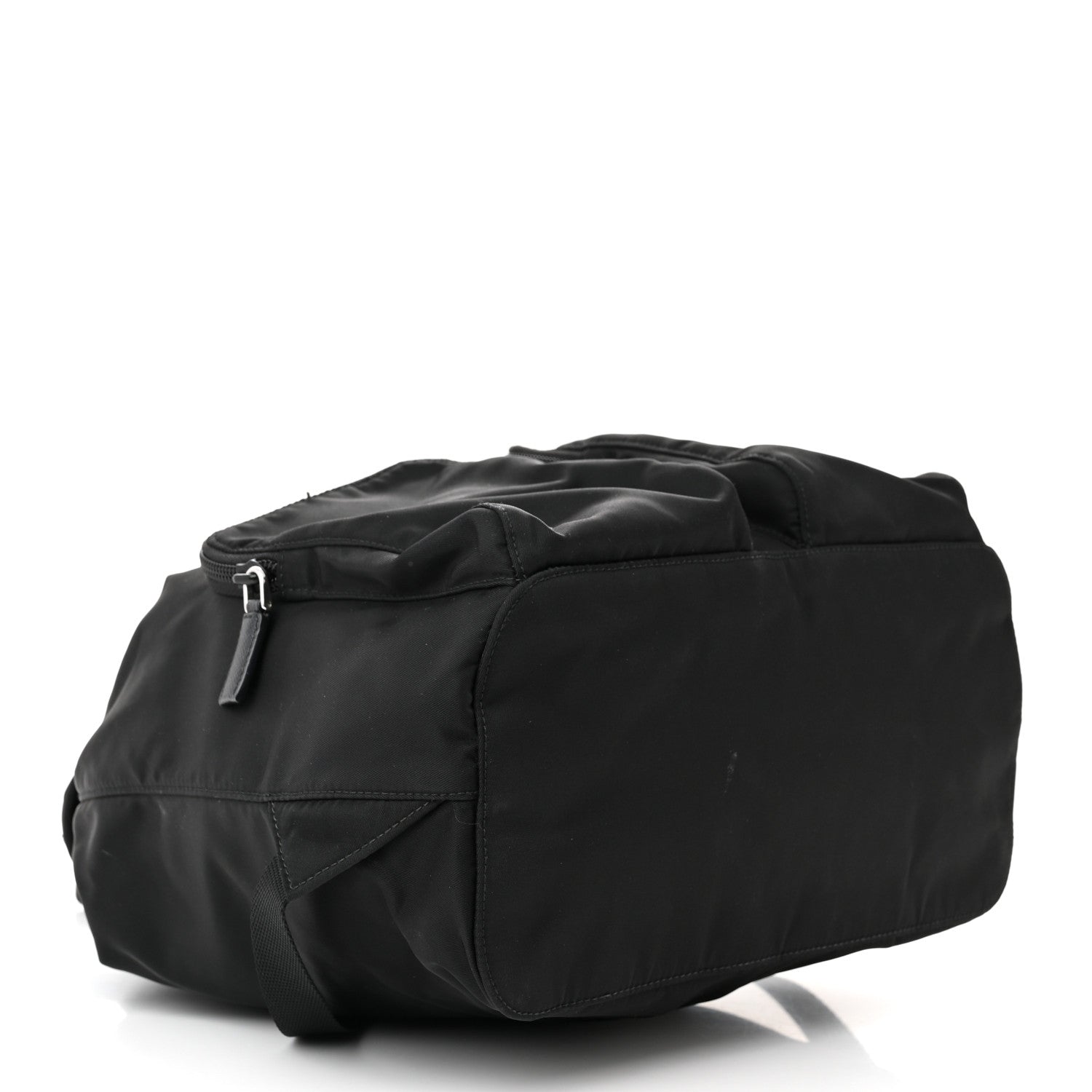 Prada Tessuto Nylon Saffiano Vela Backpack Black 4 of 12