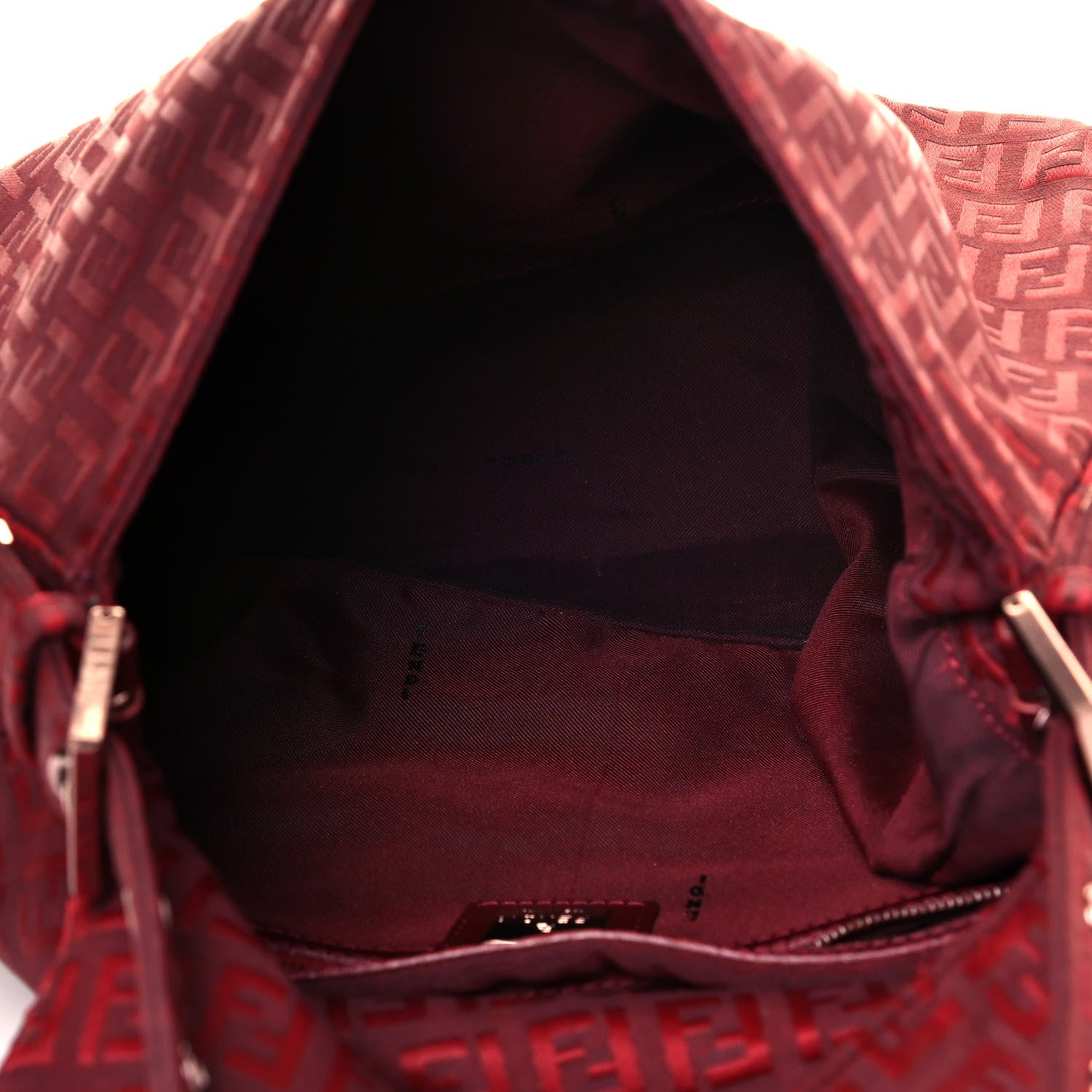 Fendi Zucchino Mama Baguette Red 6 of 14