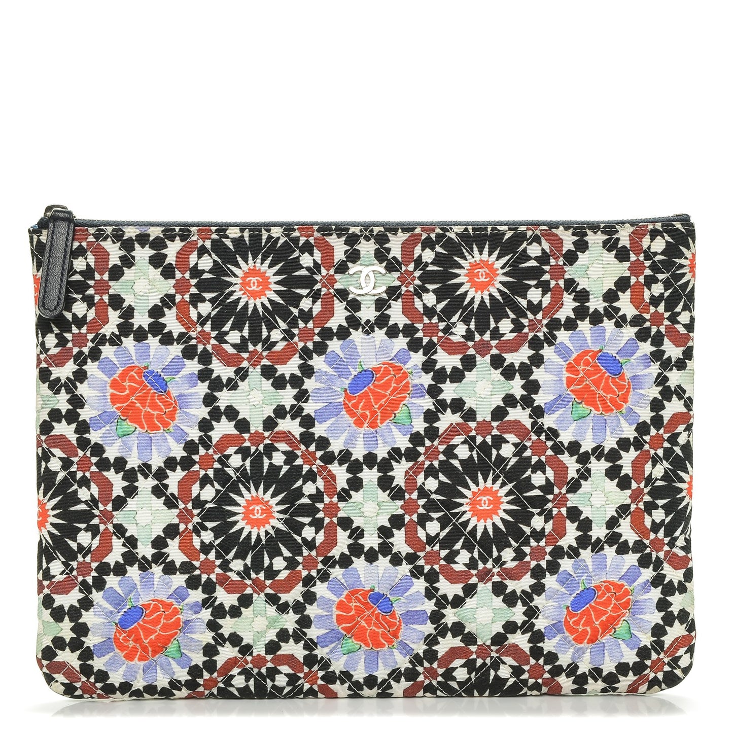 Coated Canvas Paris Dubai Medium Cosmetic Case Multicolor