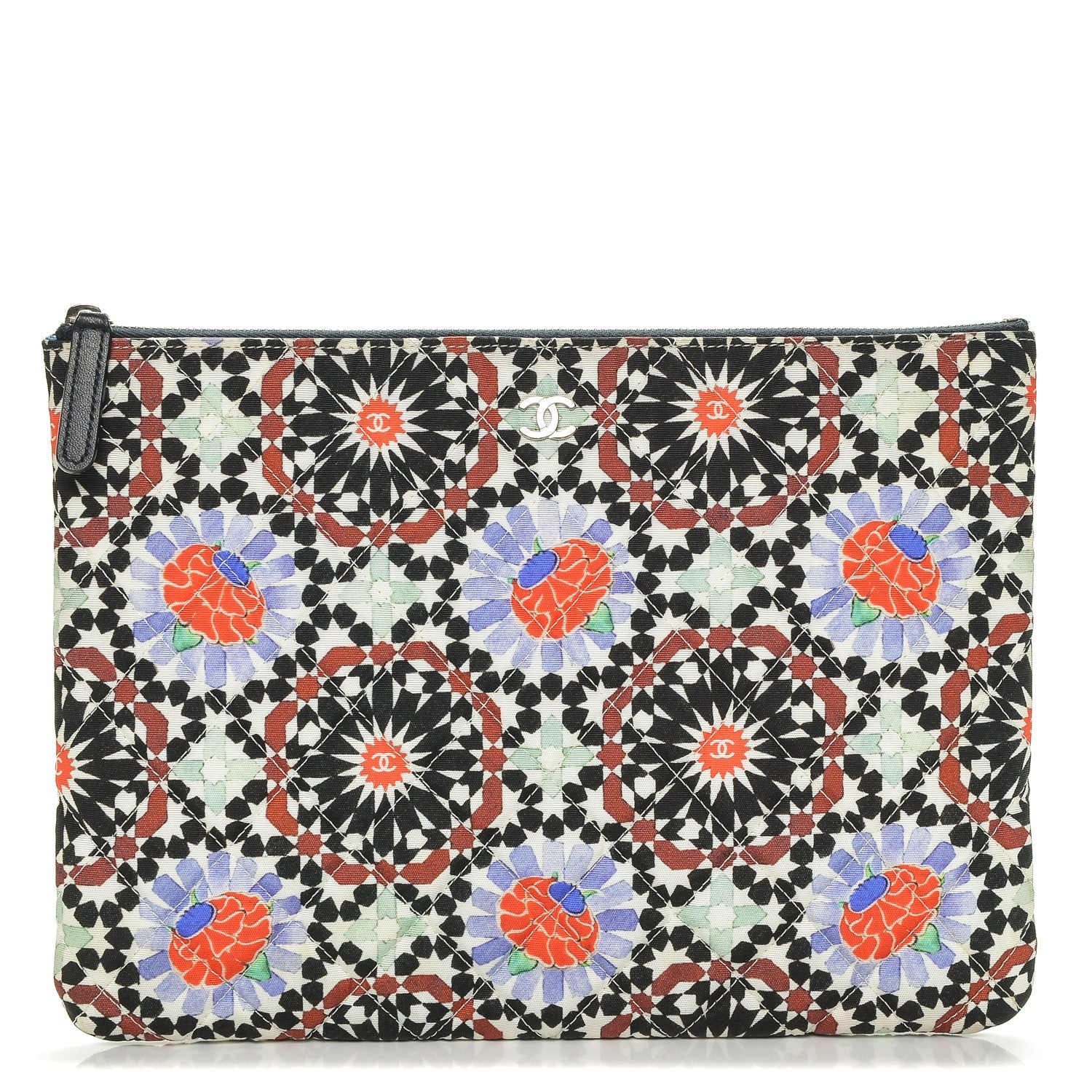 Chanel Coated Canvas Paris Dubai Medium Cosmetic Case Multicolor 1 of 8
