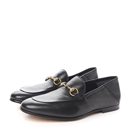 Gucci Lambskin Mens Brixton Horsebit Loafers 6 Black 3 of 9