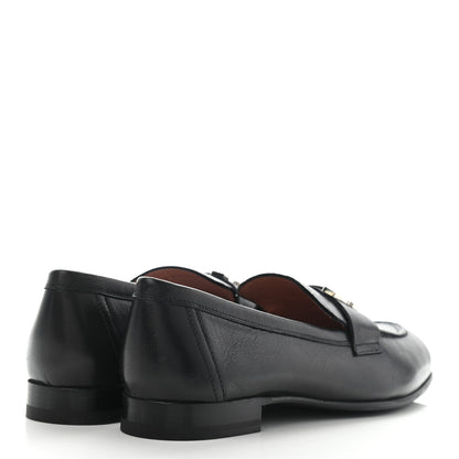 Hermes Goatskin Paris Loafers 36.5 Black 4 of 11