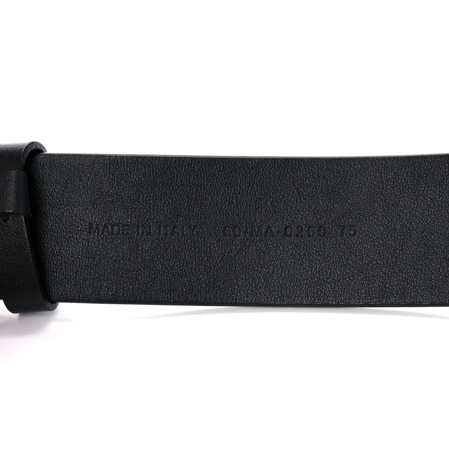 Calfskin CD Belt 75 Black