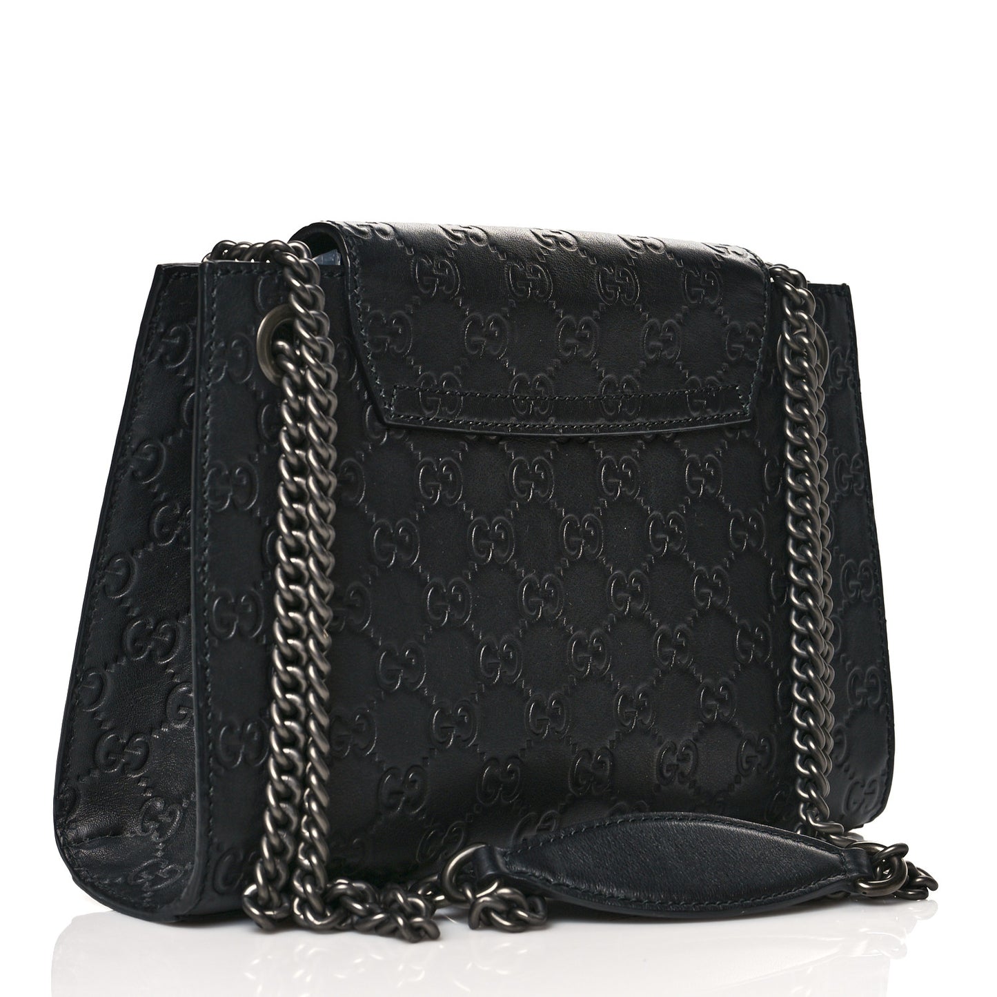 Guccissima Small Emily Shoulder Bag Black