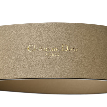 Christian Dior Calfskin Montaigne Belt 85 Beige 5 of 6
