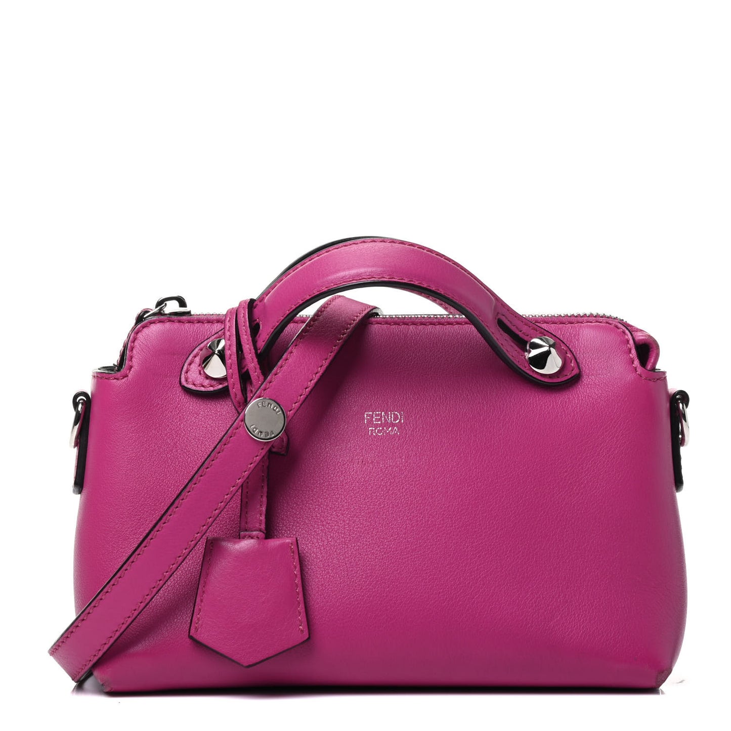 Vitello Dolce Mini By The Way Boston Bag Magenta