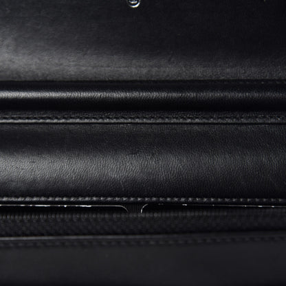 Chanel Lambskin Chevron Quilted Wallet On Chain WOC So Black 12 of 17