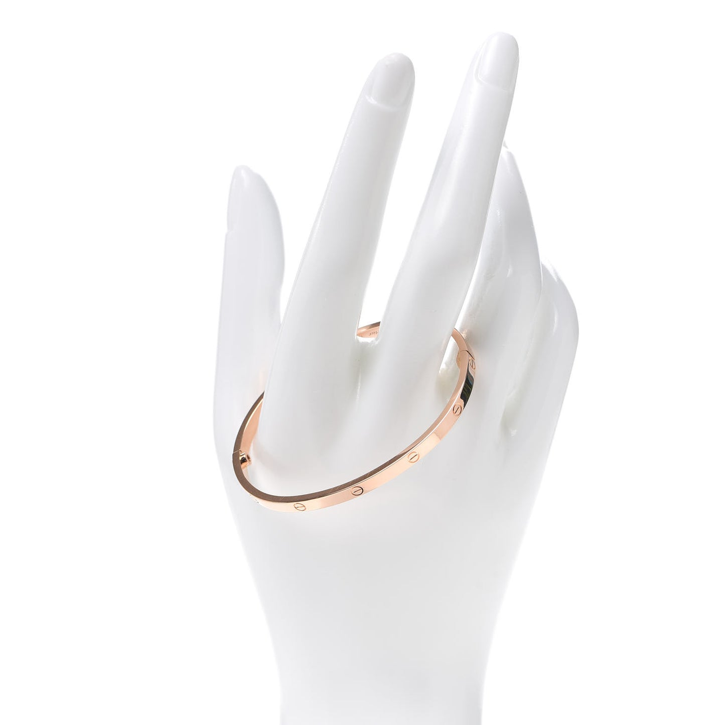 18K Pink Gold Small LOVE Bracelet 17