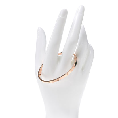 Cartier 18K Pink Gold Small LOVE Bracelet 17 2 of 6