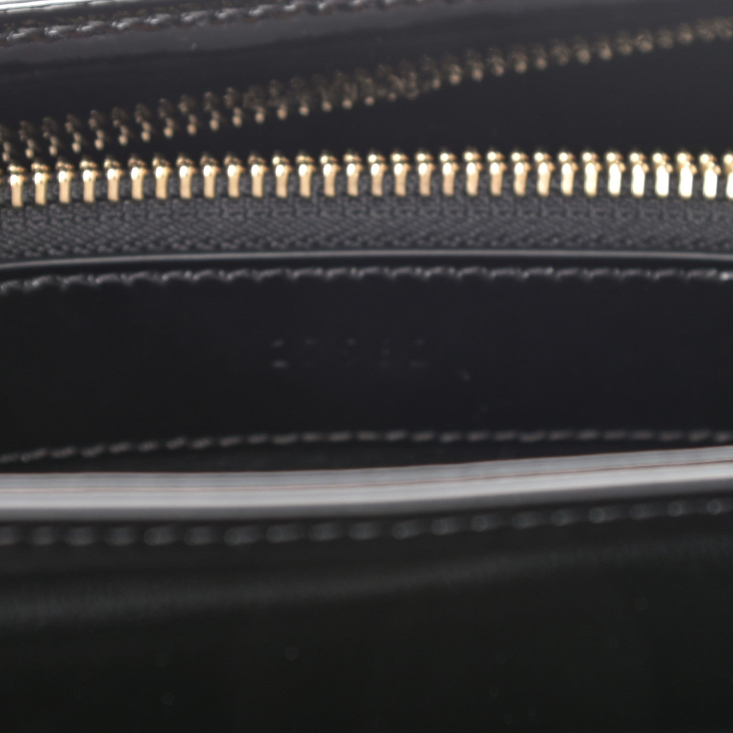 Celine Patent Calfskin Small 16 Top Handle Bag Black 8 of 13