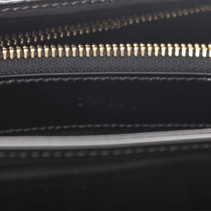 Celine Patent Calfskin Small 16 Top Handle Bag Black 8 of 13