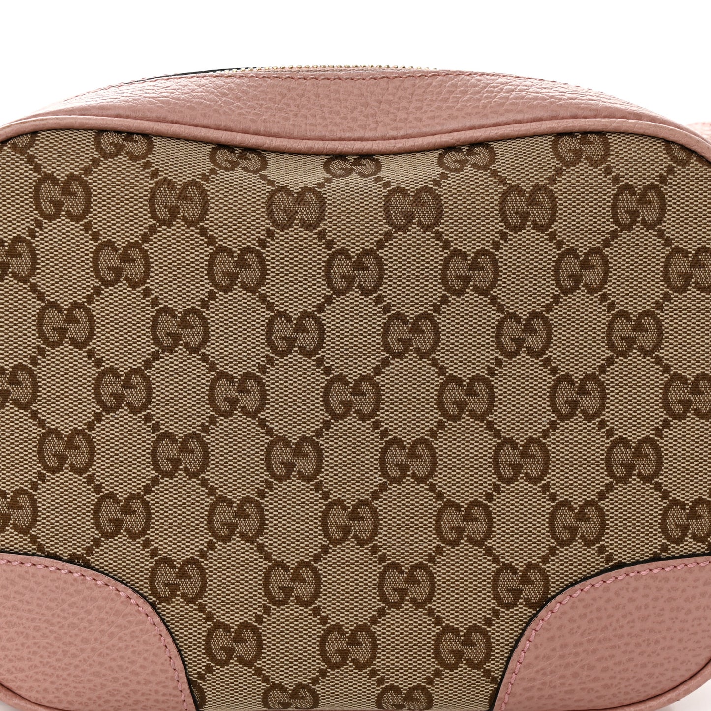 Monogram Mini Bree Messenger Bag Beige Soft Pink