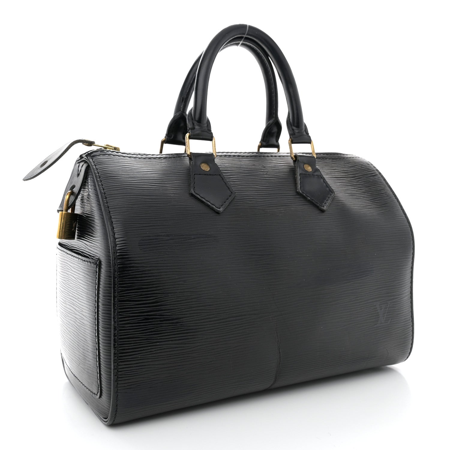 Louis Vuitton Epi Speedy 30 Black 3 of 21