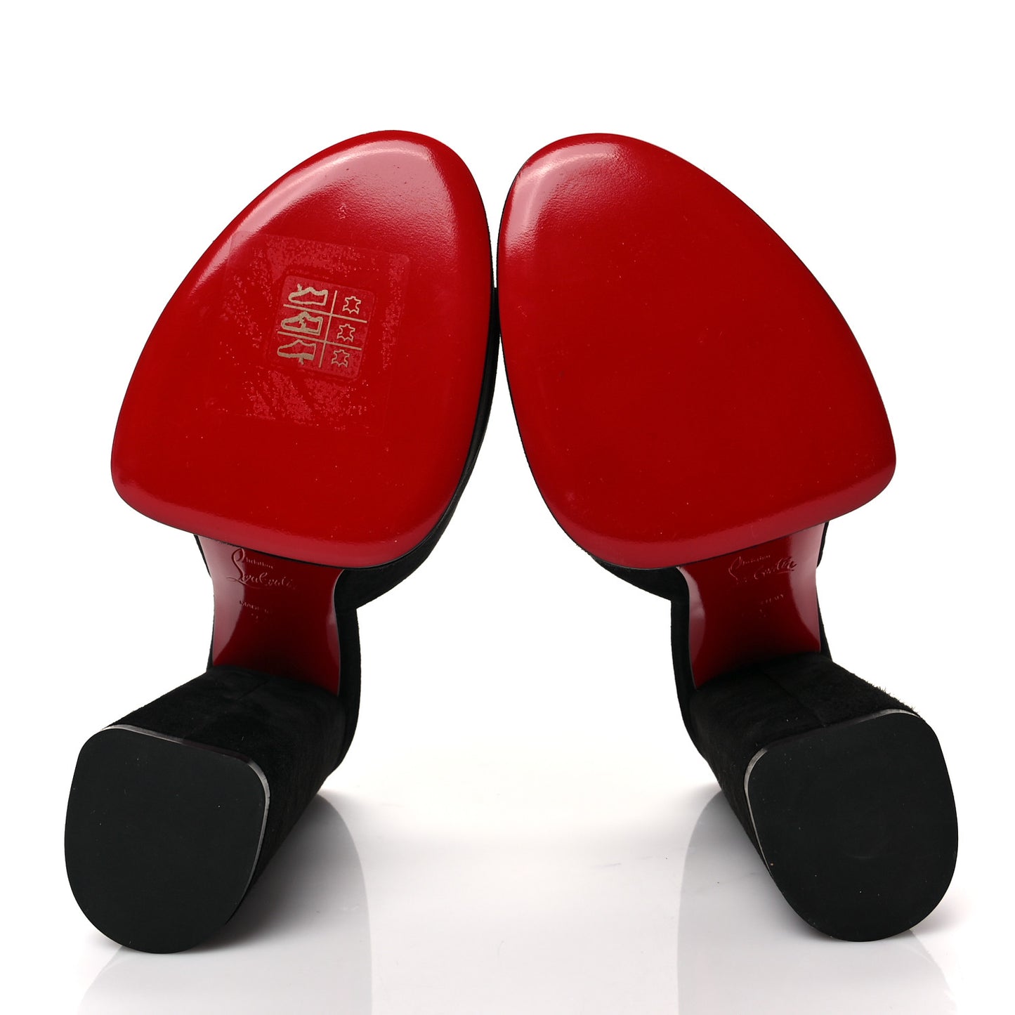 Veau Velours Yazemule 130 Platform Sandals 37.5 Black