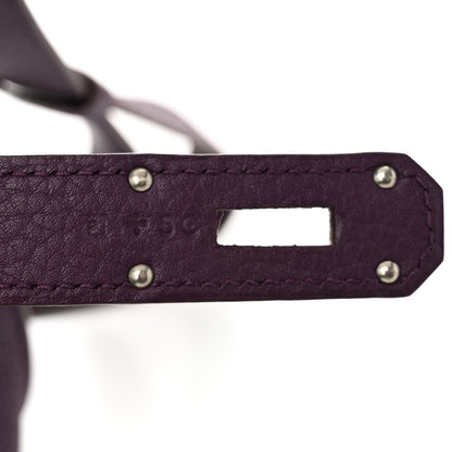 Hermes Taurillon Clemence Jypsiere 34 Ultraviolet 7 of 11